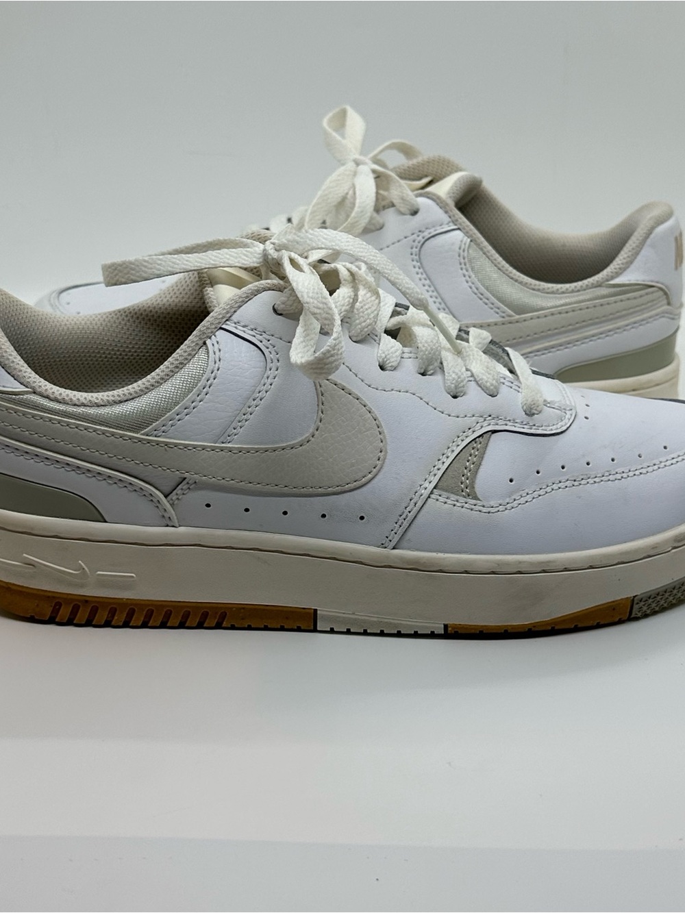 Nike Court Vision Low Next Nature White Gum Sneakers Size 9.5 Retail $120 - Picture 6 of 15
